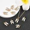SHEGRACE Brass Micro Pave Clear Cubic Zirconia Pendants XGRQ29404-394G-N-5