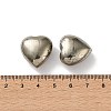 Natural Pyrite Heart Palm Stones G-Z122-01-3