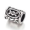 304 Stainless Steel European Beads OPDL-G010-07AS-12B-2