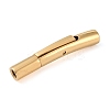 Column 304 Stainless Steel Bayonet Necklace Clasps STAS-O035-05G-2