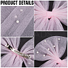 Bowknot Polyester Hair Barrettes AJEW-WH20002-61-6