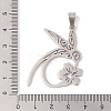 Non-Tarnish 201 Stainless Steel Pendants STAS-A094-18P-3