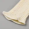 Sequin Acrylic Fiber Yarn Leg Warmers Socks AJEW-WH20064-46B-2