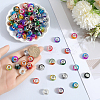 160Pcs 16 Colors Resin European Beads DIY-SC0026-25-3