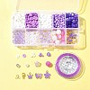 DIY Round Acrylic & Glass Beads Bracelets Jewelry Kits DIY-FS0006-29C-7