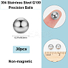 30Pcs 304 Stainless Steel Ball STAS-BBC0005-64A-2