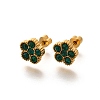 Ion Plating(IP) 304 Stainless Steel Stud Earrings EJEW-A118-09G-02-4