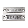 Tibetan Style Links for Friendship TIBE-4270-B-LF-1