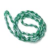 Transparent Electroplate Glass Beads Strands GLAA-K064-05A-PL01-2