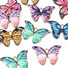 12Pcs 6 Colors Printed Alloy Pendants FIND-FS0001-28-5