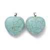 Synthetic Turquoise Pendants G-B042-02P-09-1