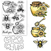 1Pc PVC Plastic Clear Stamps DIY-GL0004-72-1