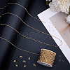 DIY Brass Curb Chain Bracelet Necklace Making Kit DIY-BBC0001-87G-4
