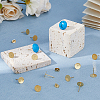 200Pcs 304 Stainless Steel Stud Earring Findings STAS-HS0001-19A-5
