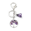 Natural Amethyst Keychain KEYC-M022-01H-1