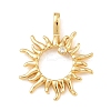 Brass Micro Pave Cubic Zirconia Pendants LS-KK-B165-01G-1