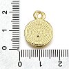 Rack Plating Brass Micro Pave Cubic Zirconia Pendants X-KK-K401-80G-3
