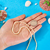 1 Strand Natural Trochus Shell Rondelle Beads Strands SSHEL-TA0001-16B-6