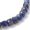 Natural Lapis Lazuli Beaded Stretch Bracelets for Women BJEW-JB13335-03-4