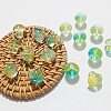 96Pcs 8 Colors Transparent Glass Beads GLAA-GO0001-01-7