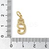 Brass Micro Pave Cubic Zirconia Pendants KK-M273-01G-E-3