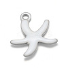 304 Stainless Steel Enamel Charms STAS-D361-04P-07-1