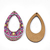 Printed Basswood Pendants LS-X-WOOD-S045-002F-2