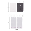 300Pcs 3 Colos Jewelry Earring Display Kraft Paper Price Tags DIY-LS0003-92-3