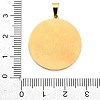 304 Stainless Steel Pendants STAS-R134-01G-01-3