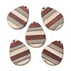 Wenge Wood & Sandalwood & White Ash Pendants WOOD-F013-06-1