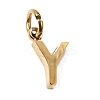 304 Stainless Steel Charms SA-CBABF3F-01G-Y-1