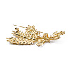 Rhinestone Brooch Pin LS-PALLOY-K002-01KCG-02-3