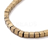 Electroplated Non-magnetic Synthetic Hematite Beads Strands G-G862-03H-3
