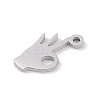 Non-Tarnish 304 Stainless Steel Charms STAS-K286-01K-P-2