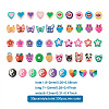 330pcs 11 Style Handmade Polymer Clay Beads CLAY-FW0001-01-6