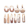 Resin & Walnut Wood Pendants RESI-X0001-28-1