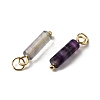 Natural Fluorite Pendants X-STAS-C120-01G-05-2