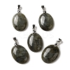 Natural Labradorite Pendants G-Z055-03P-03-1