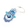 Wood Big Pendant Decorations HJEW-F016-01-1