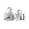Tarnish Resistant 304 Stainless Steel Folding Crimp Ends LS-STAS-P319-01P-1
