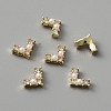 Alloy Rhinestone Cabochons MRMJ-WH0077-043K-2