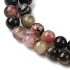 Natural Multicolor Tourmaline Beads Strands G-K402-A01-4mm-4