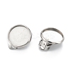Tarnish Resistant 304 Stainless Steel Clip-on Earring Setting STAS-G250-01P-C-2