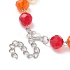 Alloy Enamel Rainbow Charm Bracelets BJEW-JB10231-4