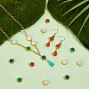 63Pcs 9 Colors Alloy Enamel Beads FIND-PH0026-74-4