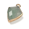Natural Green Aventurine Pendants G-K422-01G-04-2