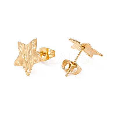 304 Stainless Steel Stud Earring Findings STAS-G270-02G-04-1