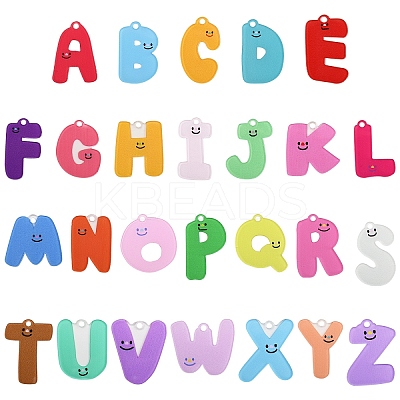 26Pcs 26 Style Acrylic Pendants MACR-YW0003-94-1