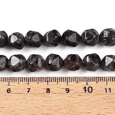 Natural Fluorescent Syenite Rock(Glow under UV Light) Beads Strands G-T141-02A-1