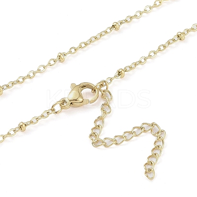 304 Stainless Steel Pendant Necklaces NJEW-H029-02G-B-1